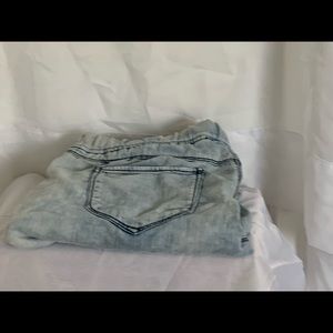 Blue jeans from refugee
